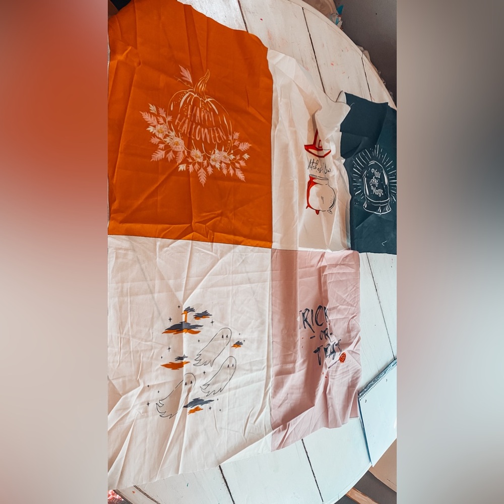 Halloween Themed Fabric Panels